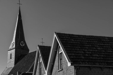 Bahar zamanı Hollanda 'nın Bredevoort kenti