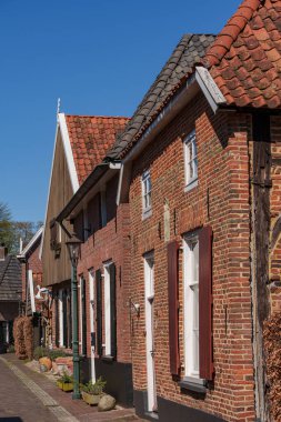 Bahar zamanı Hollanda 'nın Bredevoort kenti