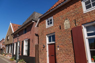 Bahar zamanı Hollanda 'nın Bredevoort kenti