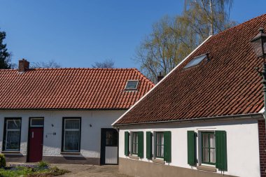 Bahar zamanı Hollanda 'nın Bredevoort kenti