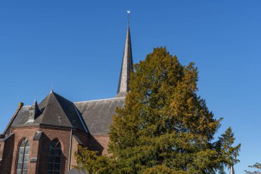 Bahar zamanı Hollanda 'nın Bredevoort kenti
