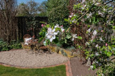 Alman Muensterland 'inde Vreden' de bahar geldi.