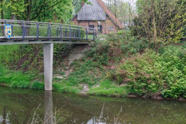 Alman Muensterland 'inde Vreden' de bahar geldi.
