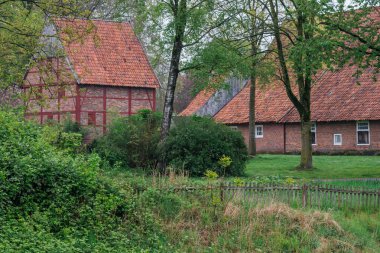 Alman Muensterland 'inde Vreden' de bahar geldi.