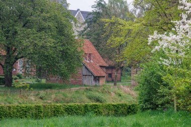 Westphalia 'daki Vreden şehrinde bahar geldi.