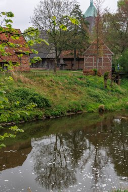 Westphalia 'daki Vreden şehrinde bahar geldi.