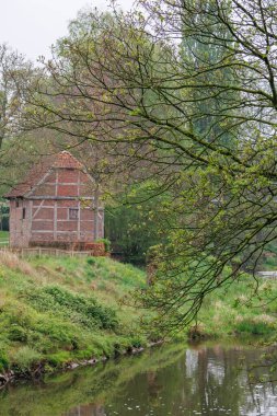 Westphalia 'daki Vreden şehrinde bahar geldi.