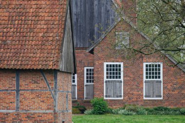 Westphalia 'daki Vreden şehrinde bahar geldi.