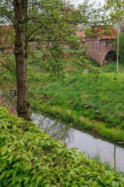 Westphalia 'daki Vreden şehrinde bahar geldi.
