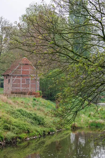 Westphalia 'daki Vreden şehrinde bahar geldi.