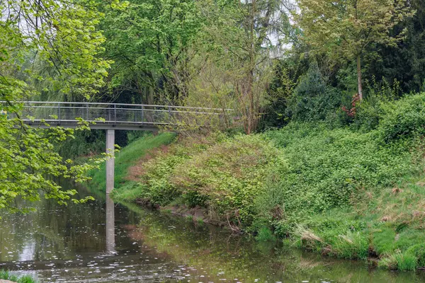 Westphalia 'daki Vreden şehrinde bahar geldi.