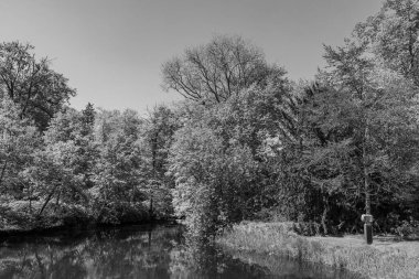 Hollanda 'da Vorden yakınlarındaki manzara.