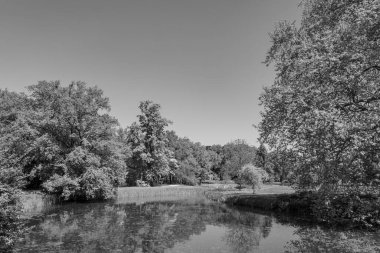 Hollanda 'da Vorden yakınlarındaki manzara.