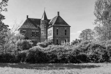 Hollanda 'da Vorden yakınlarındaki manzara.