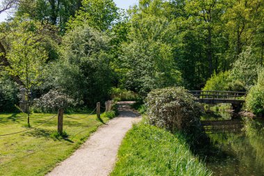 Vorden yakınlarında bahar zamanı Hollanda gelderland 'ında