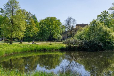 Vorden yakınlarında bahar zamanı Hollanda gelderland 'ında