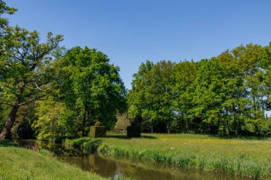Vorden yakınlarında bahar zamanı Hollanda gelderland 'ında