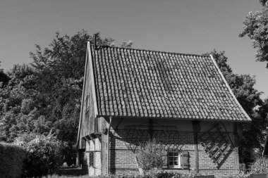 Westphalia 'daki eski çiftlik evi.