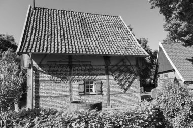 Westphalia 'daki eski çiftlik evi.