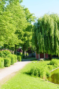 Westphalia 'daki eski çiftlik evi.