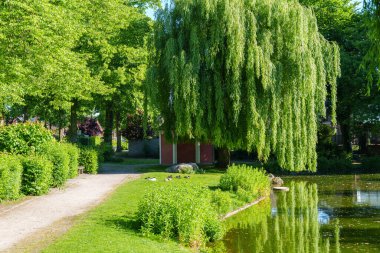 Westphalia 'daki eski çiftlik evi.