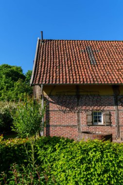 Westphalia 'daki eski çiftlik evi.