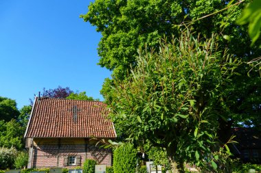 Westphalia 'daki eski çiftlik evi.