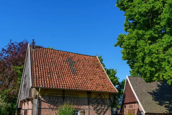 Westphalia 'daki eski çiftlik evi.