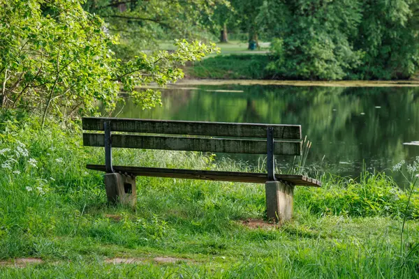 Borken yakınlarındaki Alman Muensterland 'inde güzel göller