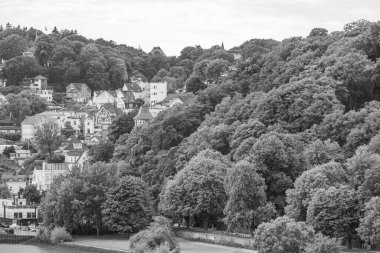 Almanya 'da Hamburg şehri ve limanı