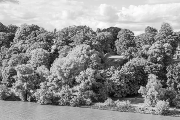 Almanya 'da Hamburg şehri ve limanı