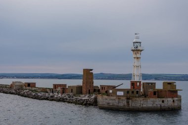 Cornwall 'daki Falmouth şehri.