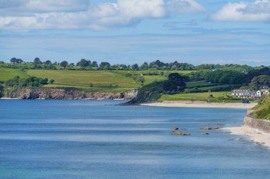 Cornwall 'daki Falmouth şehri.