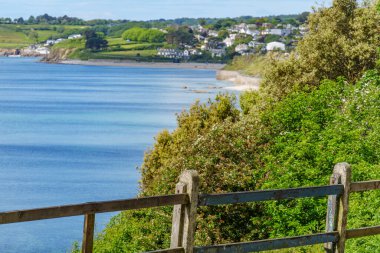 Cornwall 'daki Falmouth şehri.