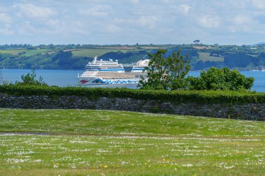 Cornwall 'daki Falmouth şehri.