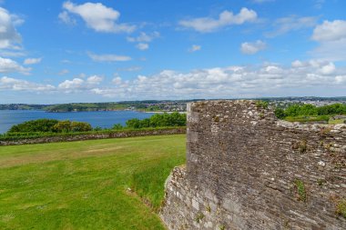 Cornwall 'daki Falmouth şehri.