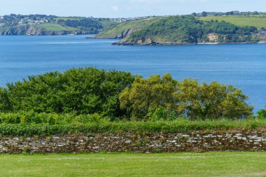 Cornwall 'daki Falmouth şehri.