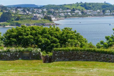 Cornwall 'daki Falmouth şehri.