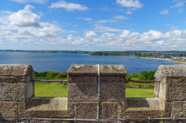 Cornwall 'daki Falmouth şehri.