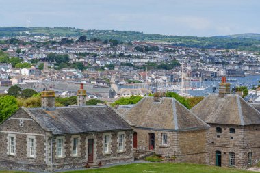 Cornwall 'daki Falmouth şehri.