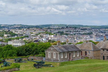 Cornwall 'daki Falmouth şehri.