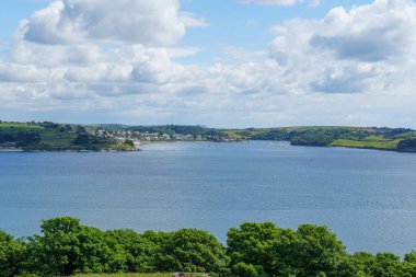 Cornwall 'daki Falmouth şehri.