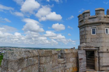 Cornwall 'daki Falmouth şehri.