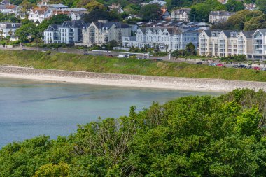 Cornwall 'daki Falmouth şehri.