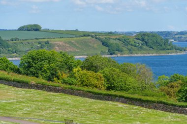 Cornwall 'daki Falmouth şehri.