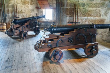 Cornwall 'daki Falmouth şehri.