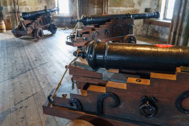 Cornwall 'daki Falmouth şehri.