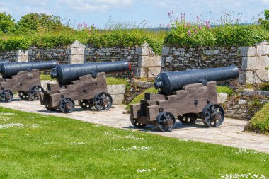 Cornwall 'daki Falmouth şehri.