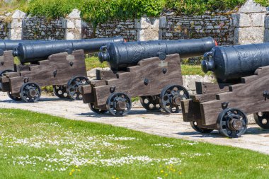 Cornwall 'daki Falmouth şehri.