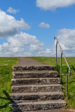 Cornwall 'daki Falmouth şehri.